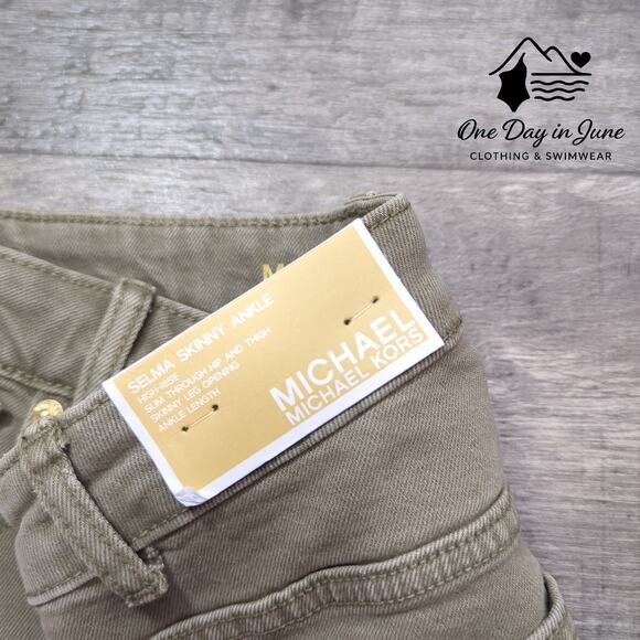 Michael Kors Selma Skinny Ankle Jeans Size 4 - Picture 2 of 6